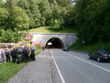 [billede: tunnel ved Rappbode Talsperre]